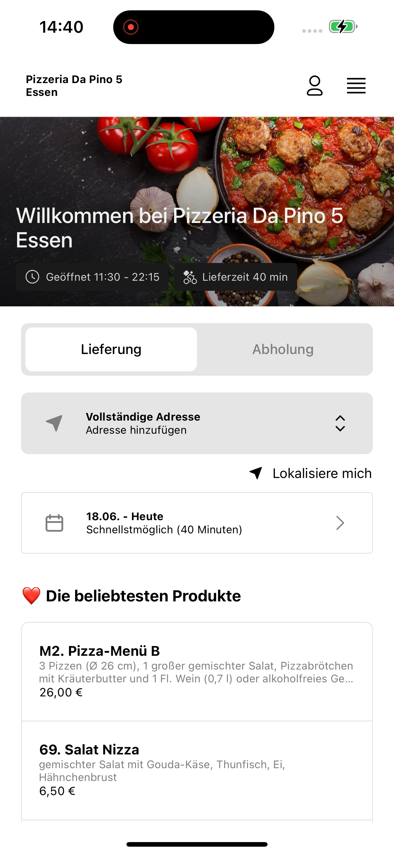 Pizzeria Da Pino 5 Essen screenshot 4