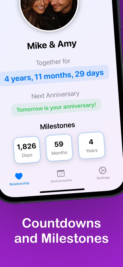 Relationship Date Tracker