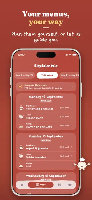Weekly Meal Planner AI screenshot 1