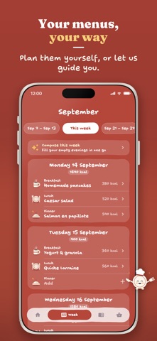 Weekly Meal Planner AI Screenshot 1 of 7