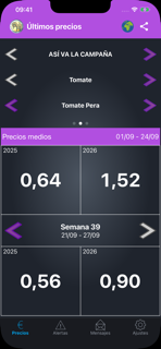PreciosHorticolas screenshot 2