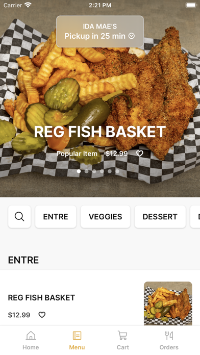 IDA MAE’S iPhone screenshot 2 - Food & Drink app