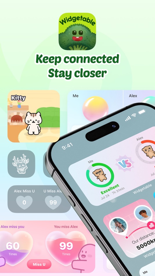 #1. Widgetable: Besties & Couples (iOS) By: Widgetable,Inc.