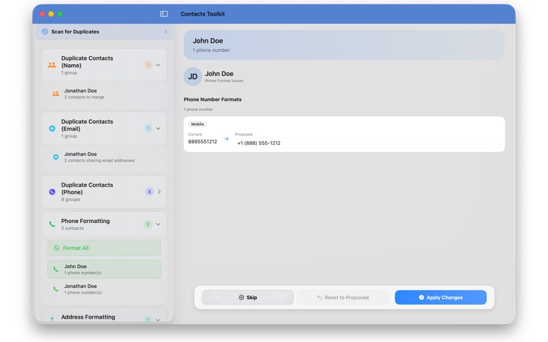 App screenshot