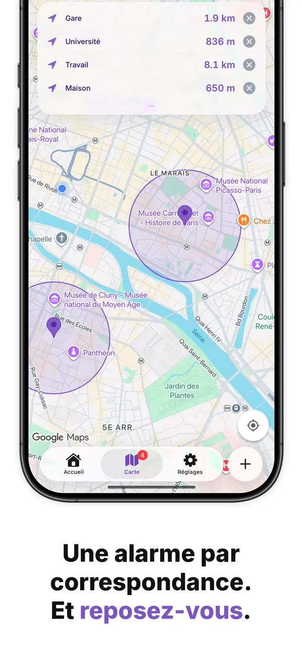 Screenshot #2 pour Ne ratez pas votre arrêt: GPS