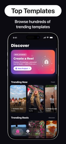 Reelsapp - reel & video editor Screenshot 2 of 6