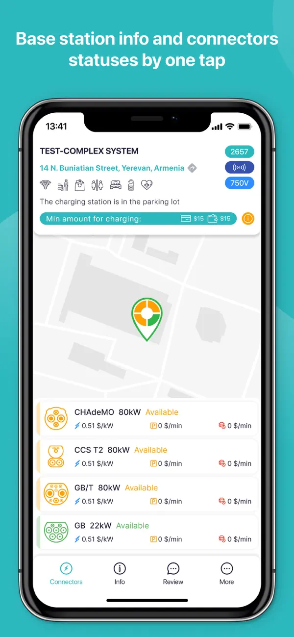 Screenshot #1 pour EVA EV Charging