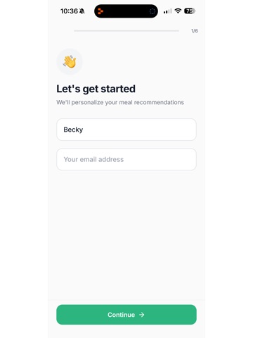 App screenshot