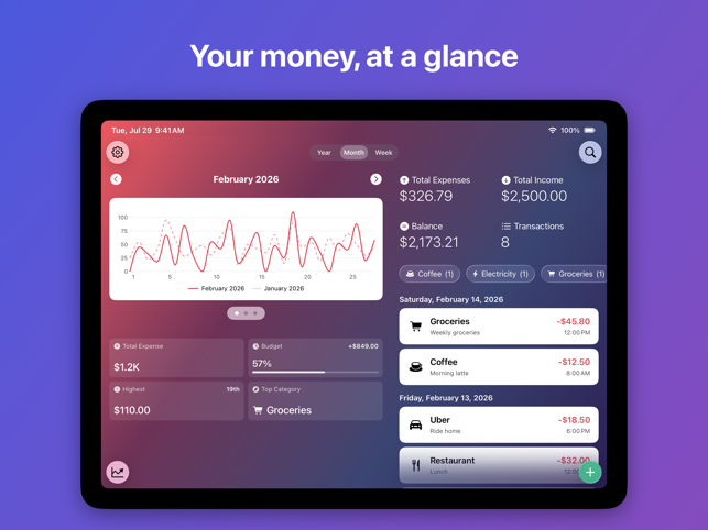 Coins - Spending Tracker Screenshot