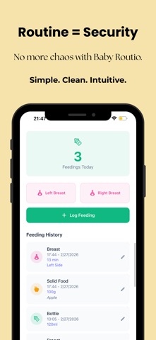 BabyRoutio: Baby Tracker Screenshot 1 of 8