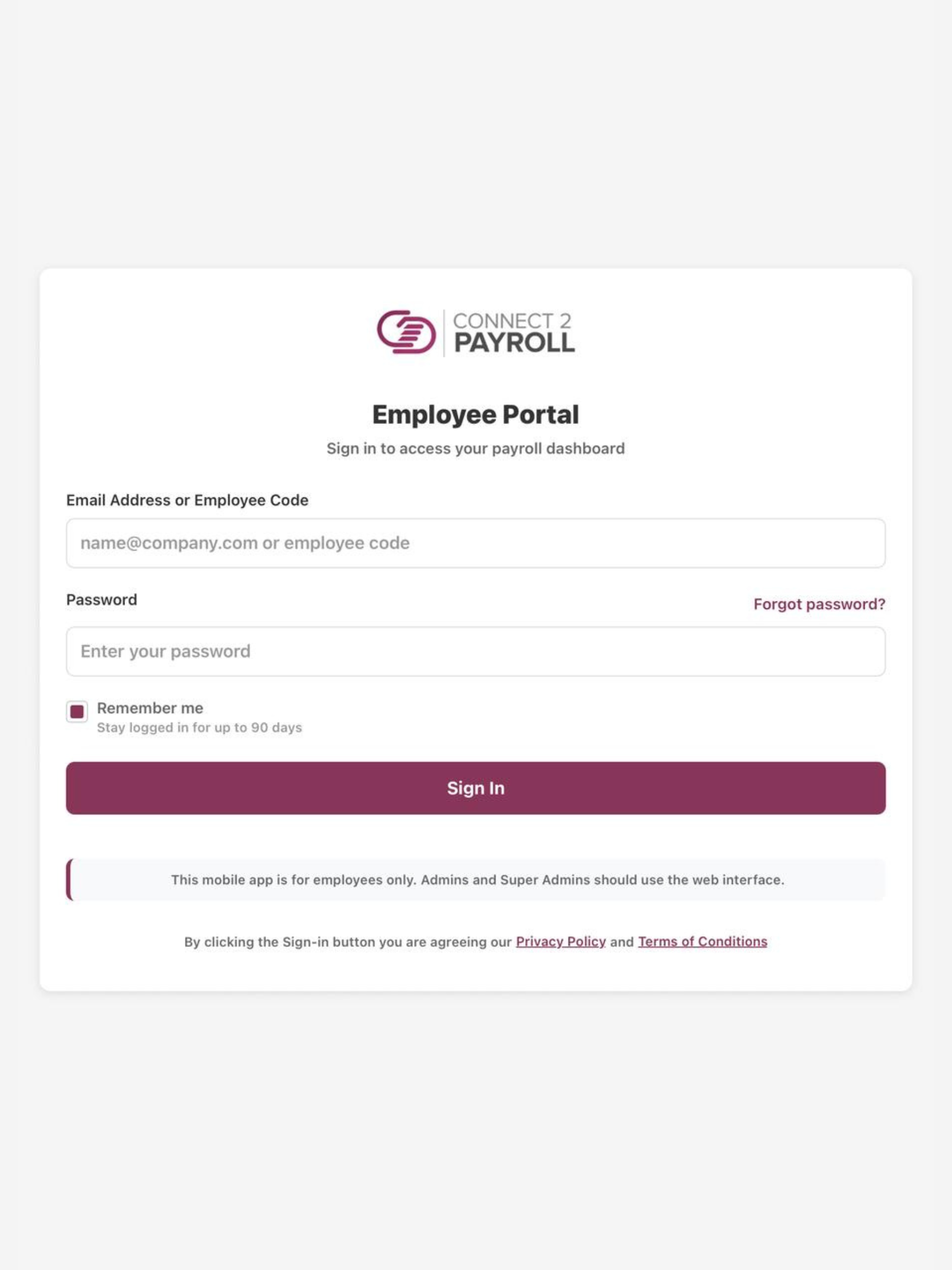 Connect 2 Payroll