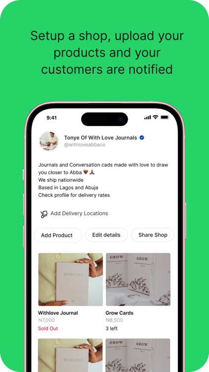 ShopsApp : Take orders