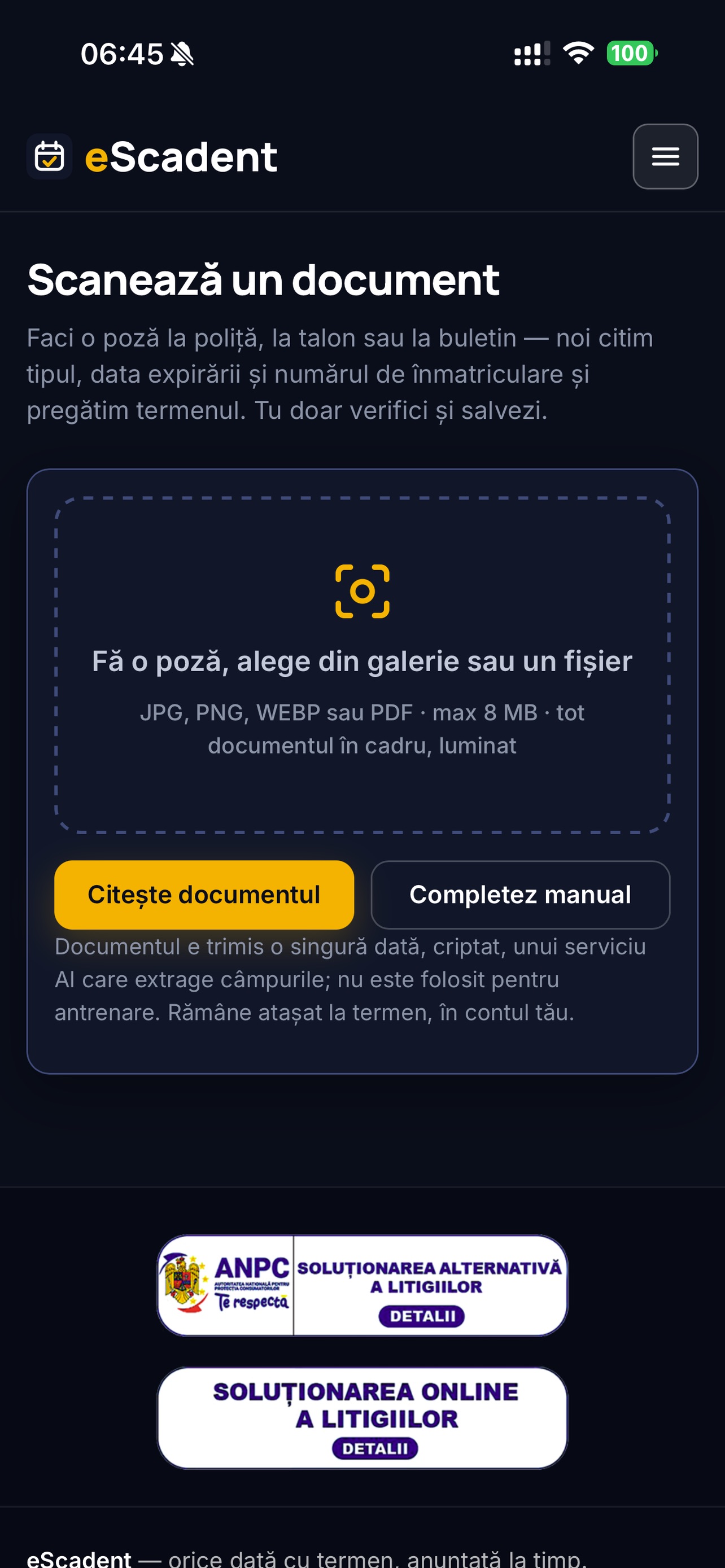 Screenshot 3 of eScadent — termene & expirări