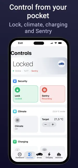 Tescar - for Tesla screenshot 3