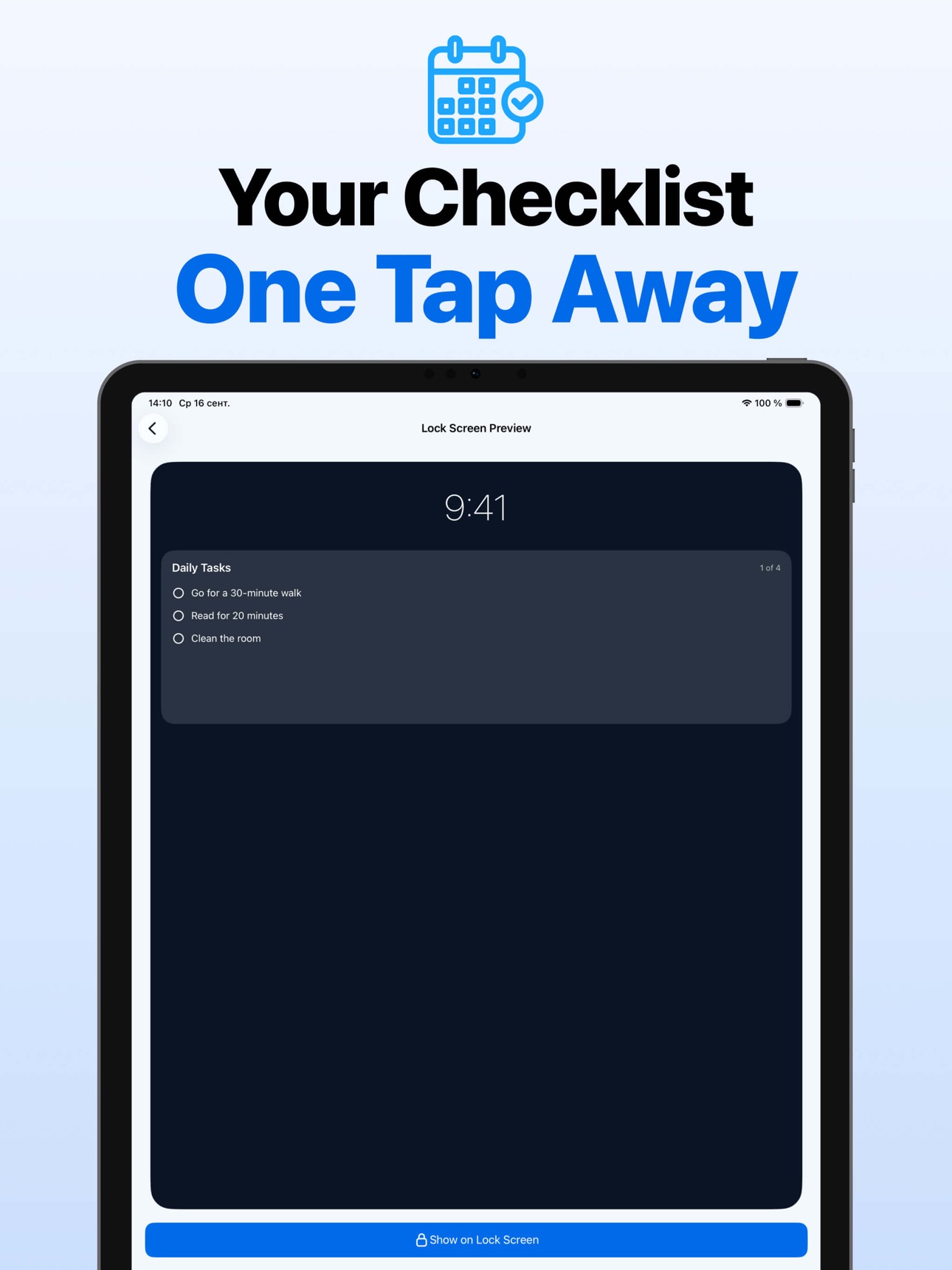 Screenshot 9 of Lock Screen List: Todo Widget