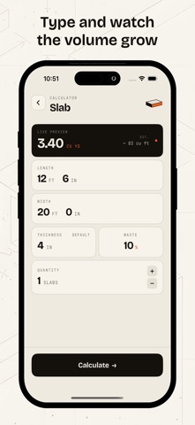 Concrete Calculator - Pour Screenshot 2 of 6