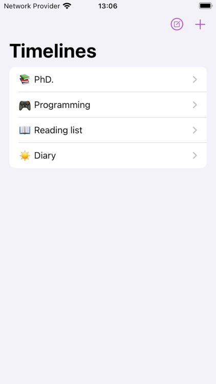 Timeline planning screenshot-3