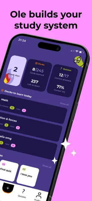 MemOle: AI Flashcard Maker screenshot 2