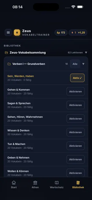 Zeus – Altgriechisch Vokabeln screenshot 3