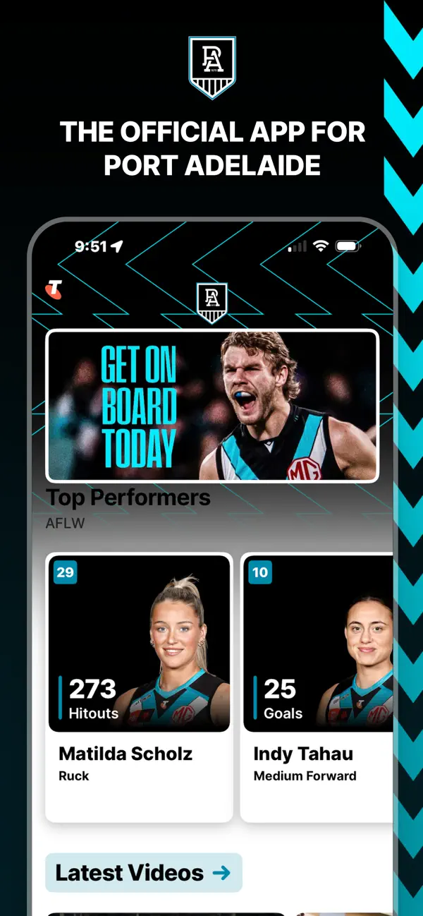 Screenshot #1 pour Port Adelaide Official App