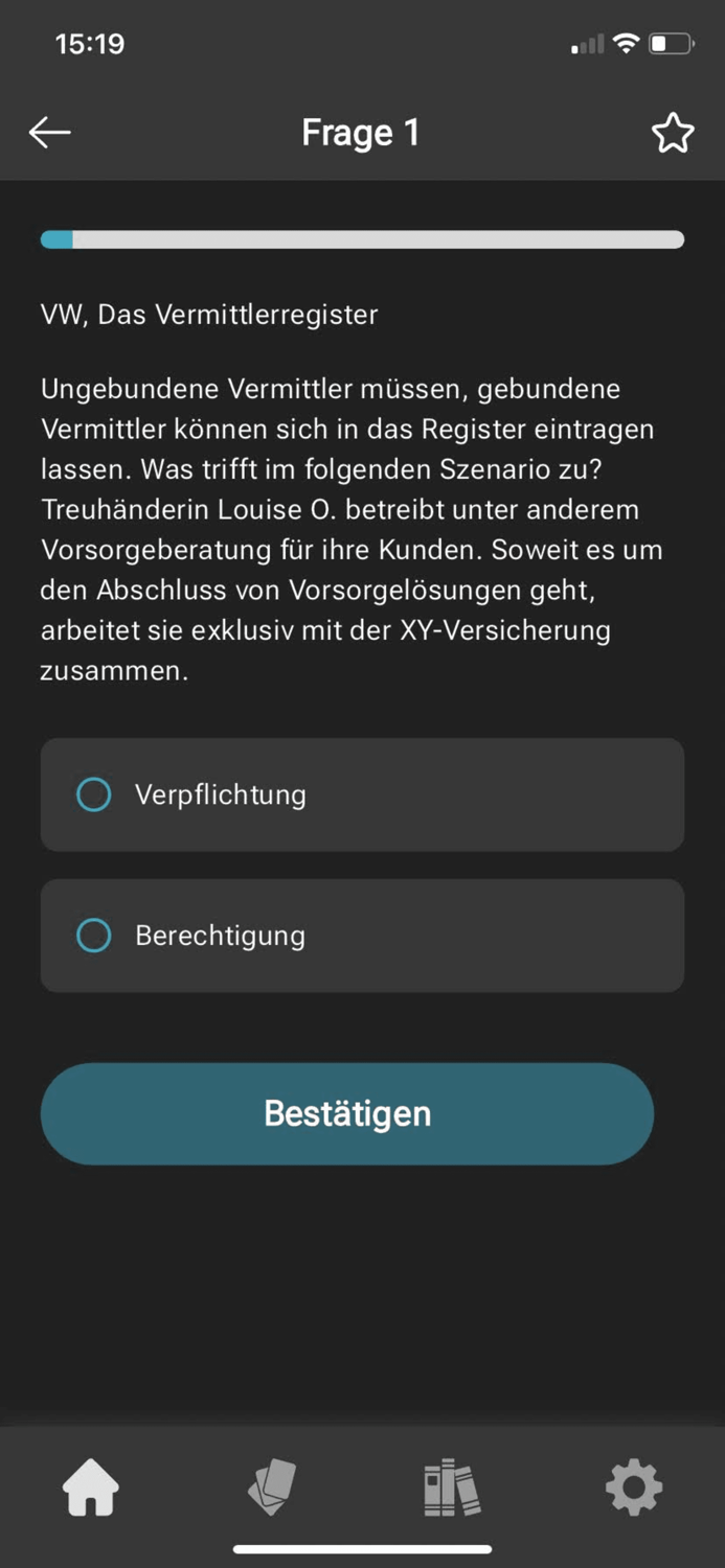 Swiss Insurance Exam Trainer