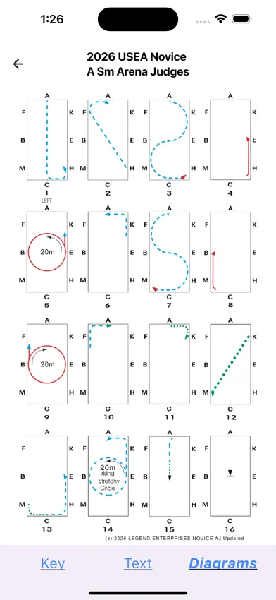 2026 USEA Judges Diagrams screenshot 4