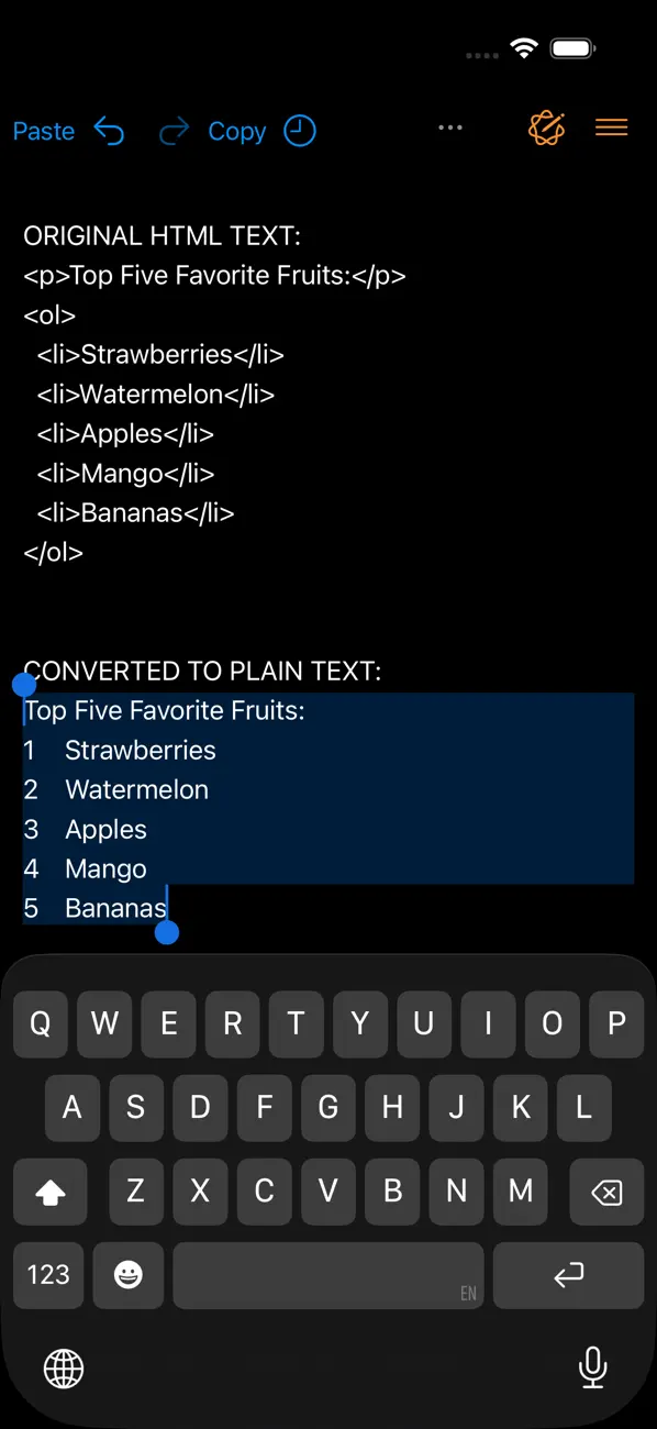 #3. Clean Text (iOS) Por: Apimac