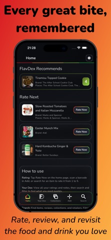 FlavDex | Food & Drink Rating screenshot
