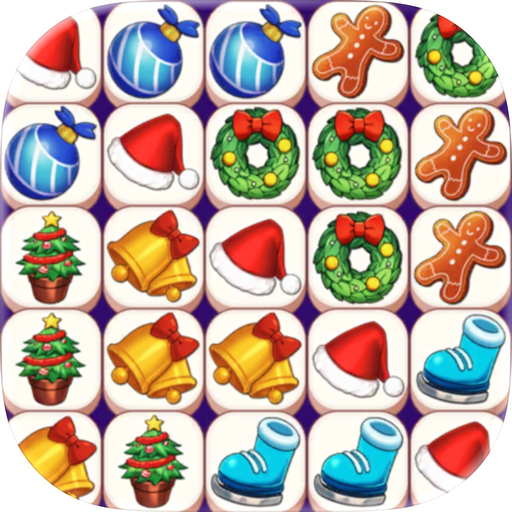 Apple App Store cover for Christmas Mahjong Match Game