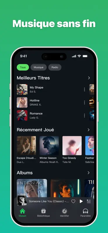 Musique MP3 Hors Ligne screenshot 1 of 8