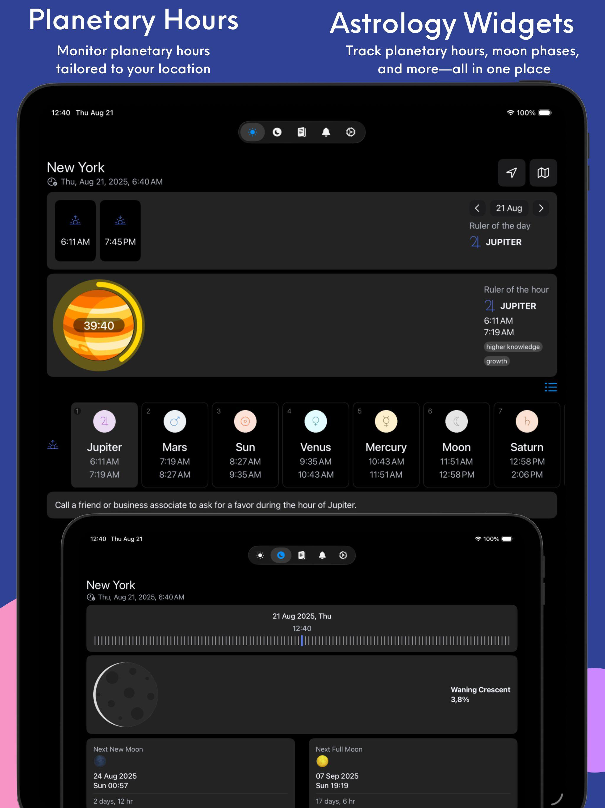 Planetary Hours by Planetaro