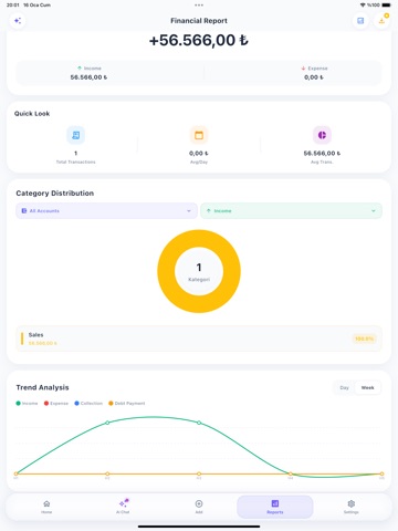 Personal Accounting - AI Money iPad screenshot