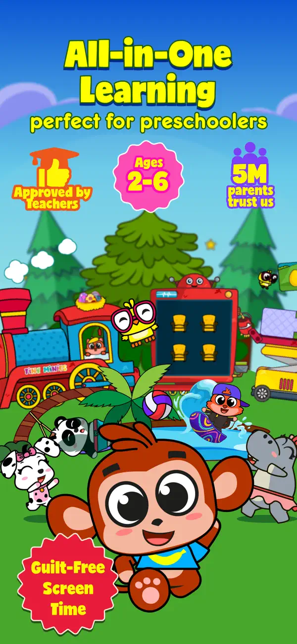 Screenshot #1 pour Tiny Minies: Jeux pour Enfants