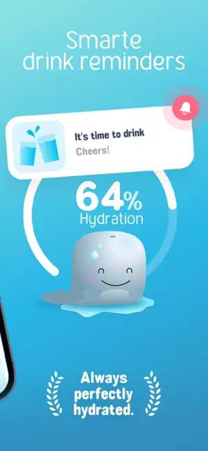 Drink water reminder app Dropy screenshot 2