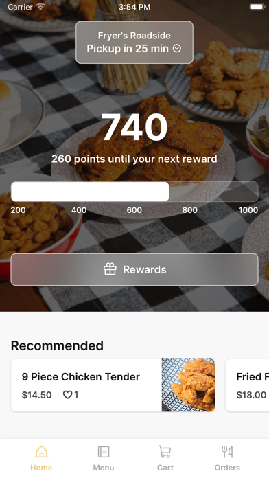 Fryer's Roadside iPhone screenshot 1 - Food & Drink app