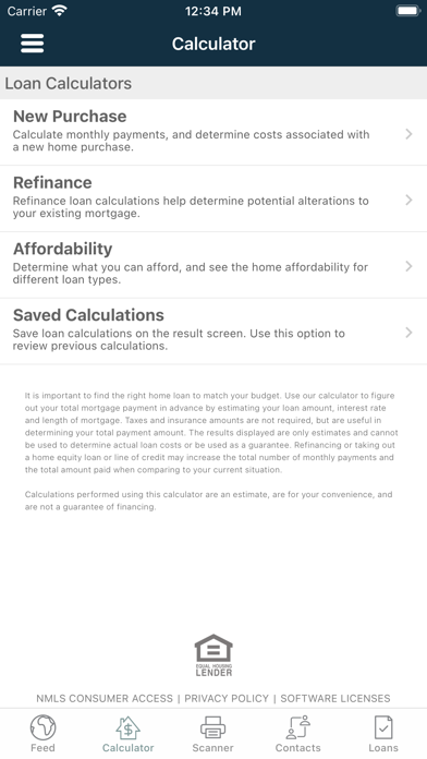 InterLinc Mortgage Screenshot