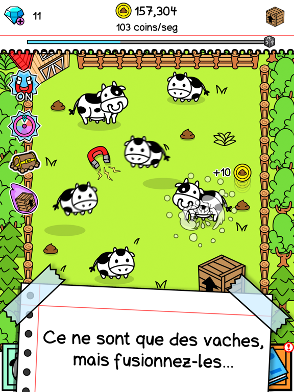 Screenshot #4 pour Cow Evolution : Jeu de Vache