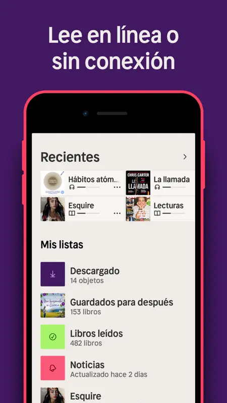 Nextory: e-books y audiolibros screenshot 4 of 7