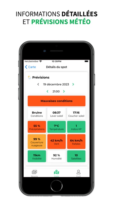 Screenshot #2 pour Drone Spot : Météo et Carte