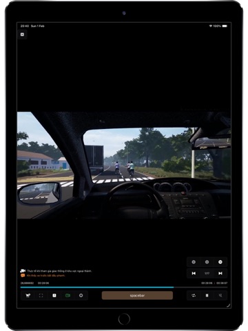 600 GPLX Questions 2026 iPad screenshot