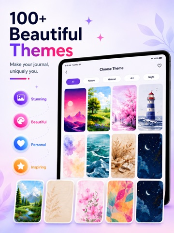 Moodnotes: Photo & Video Diary iPad screenshot