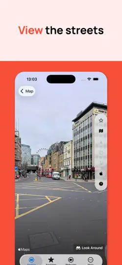 Скриншот Street View 360° Panorama Maps на iPhone 6