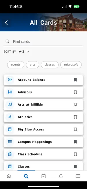 myMillikin screenshot 2