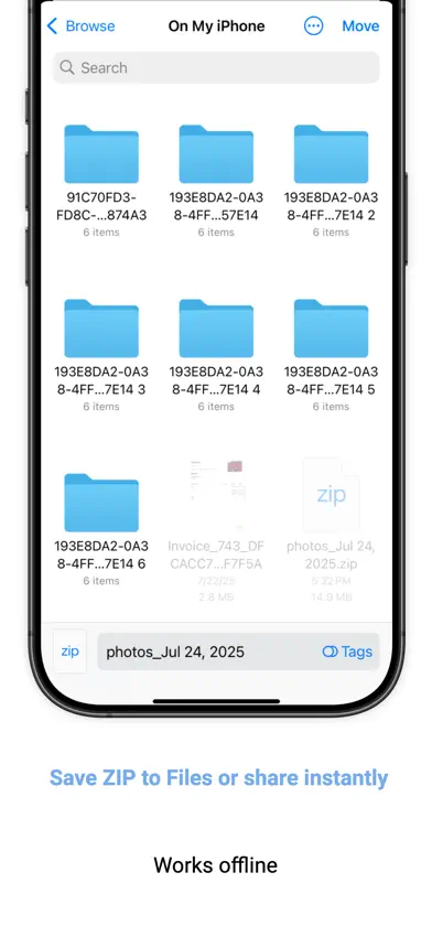 Photo to ZIP - Image to Zip screenshot 3