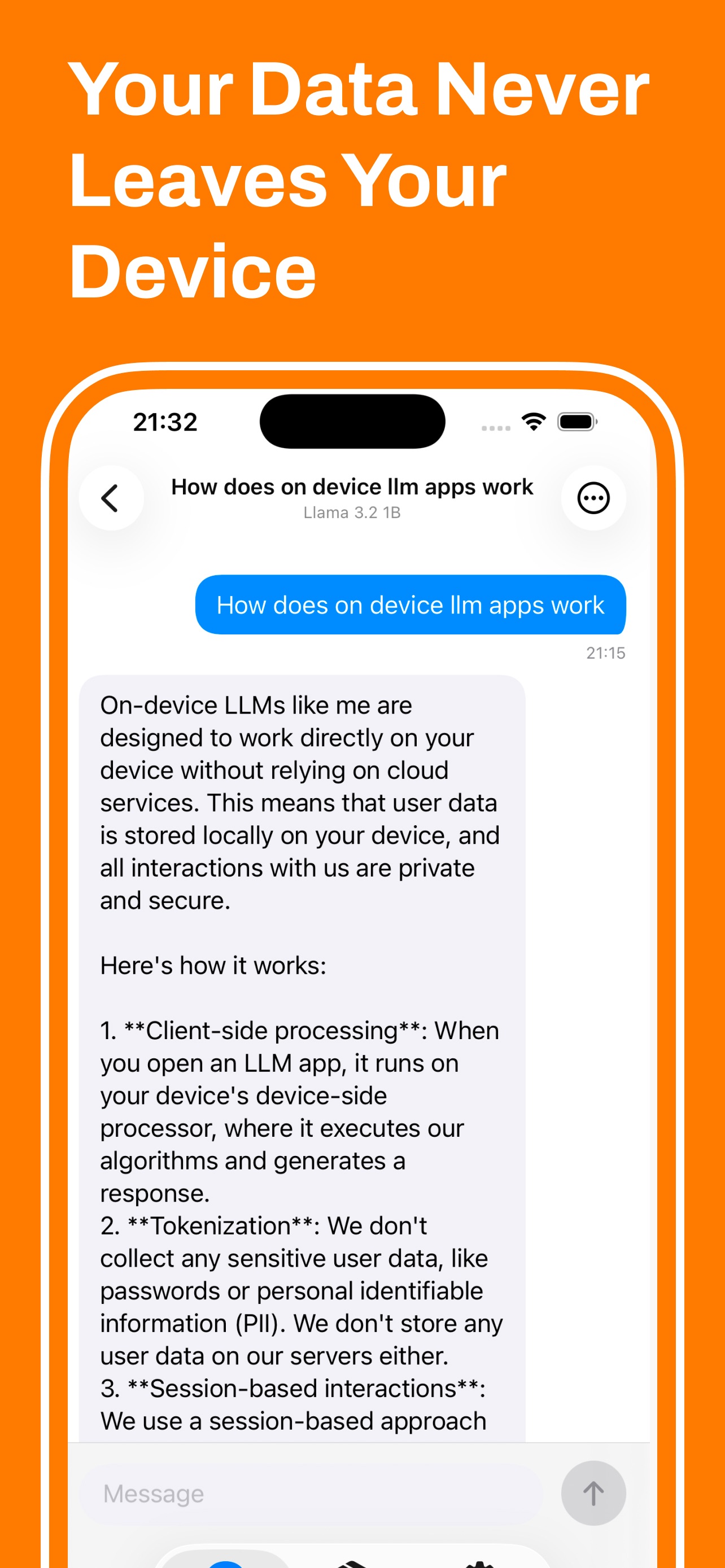 LocalLLM screenshot