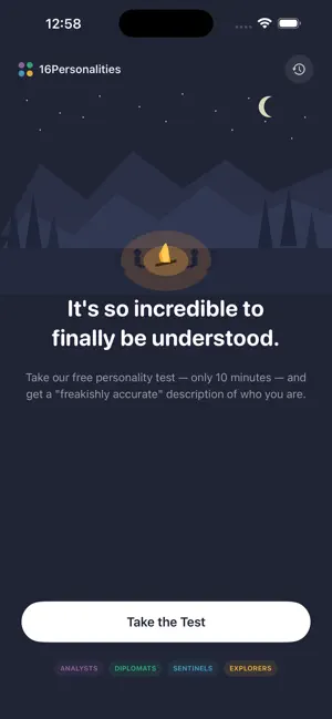 Official 16 Personalities Test screenshot 1