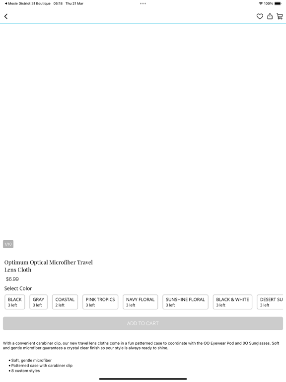 Salty Chic Boutique iPad screenshot 2 - Shopping app