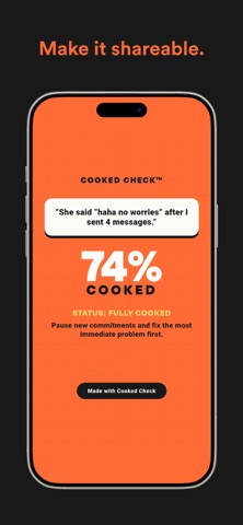 Cooked Check iPhone screenshot