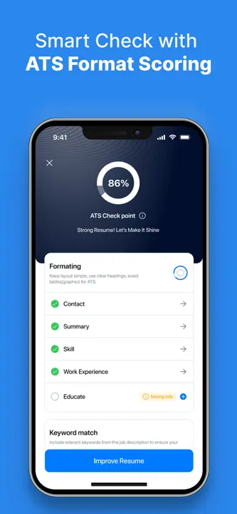 Resume Builder - AI Resumate: Screenshot 6 von 6