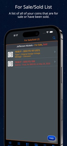 Jefferson Nickel iPhone screenshot